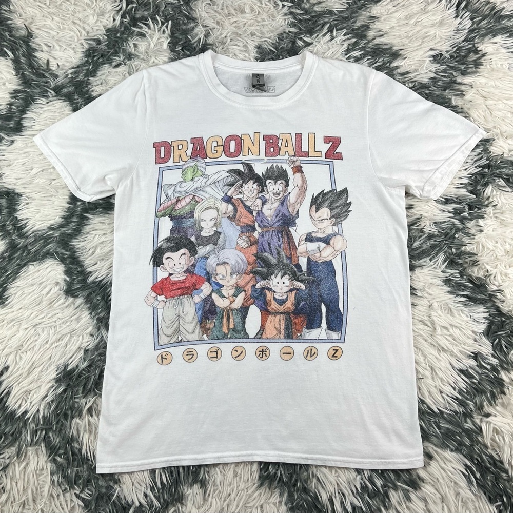 Gildan Dragon Ball Z Men's T-Shirt Size Small Short Sleeve White